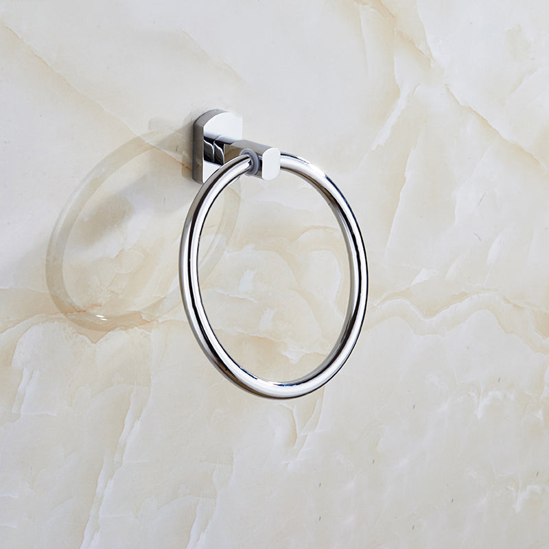 BowLift | Contemporary Bathroom Accessories Hardware Set made of silver metal
