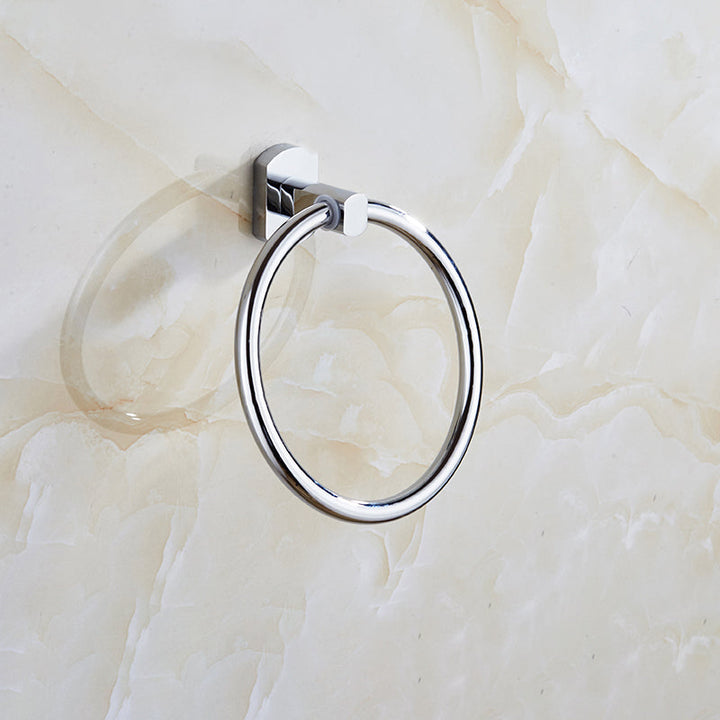 BowLift | Contemporary Bathroom Accessories Hardware Set in Silver Metal