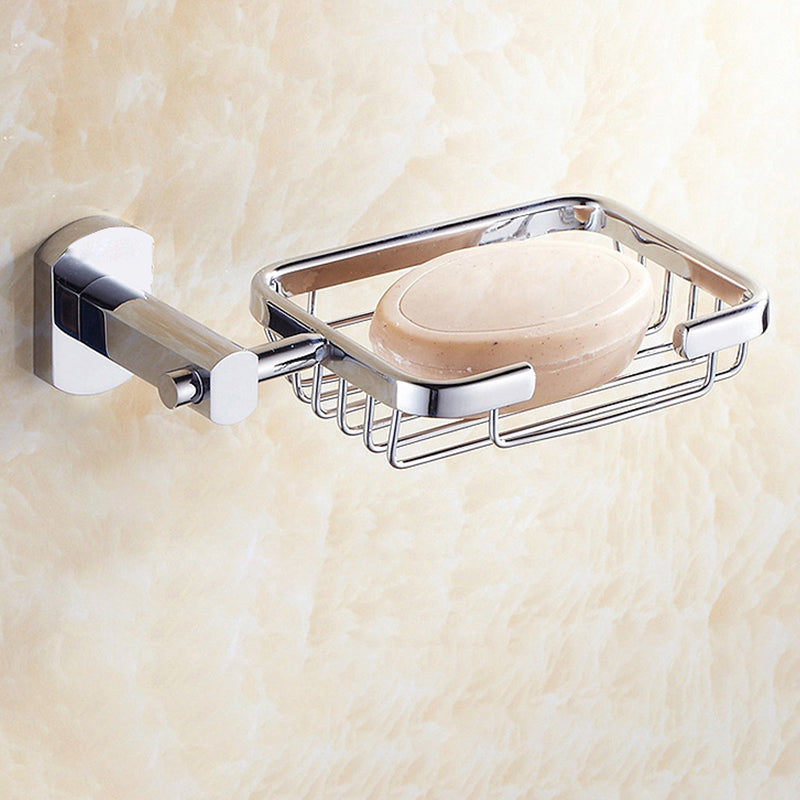 BowLift | Contemporary Bathroom Accessories Hardware Set in Silver Metal