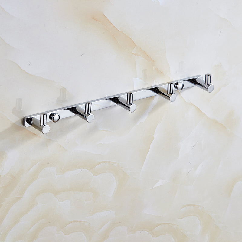 BowLift | Contemporary Bathroom Accessories Hardware Set in Silver Metal