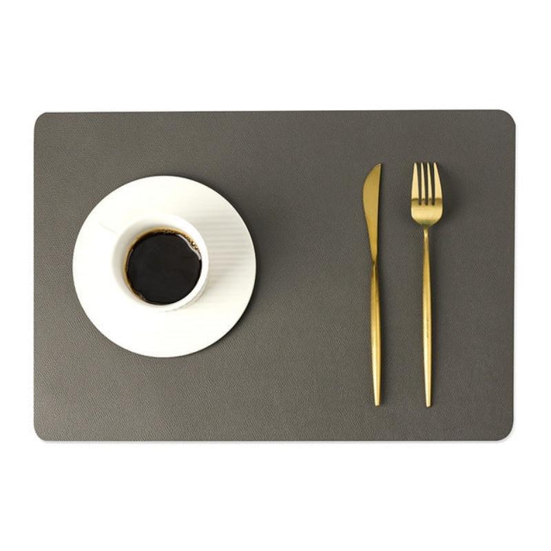 BowLift | Modern Rectangular Waterproof PU Leather Place Mats