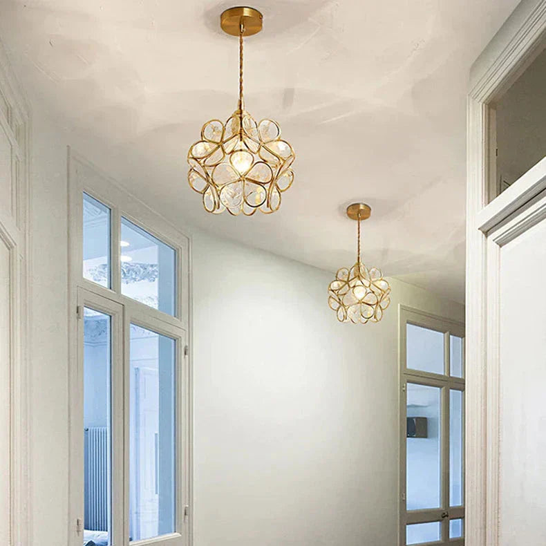 BowLift | Modern Flower Shape Glass LED Pendant Lamp
