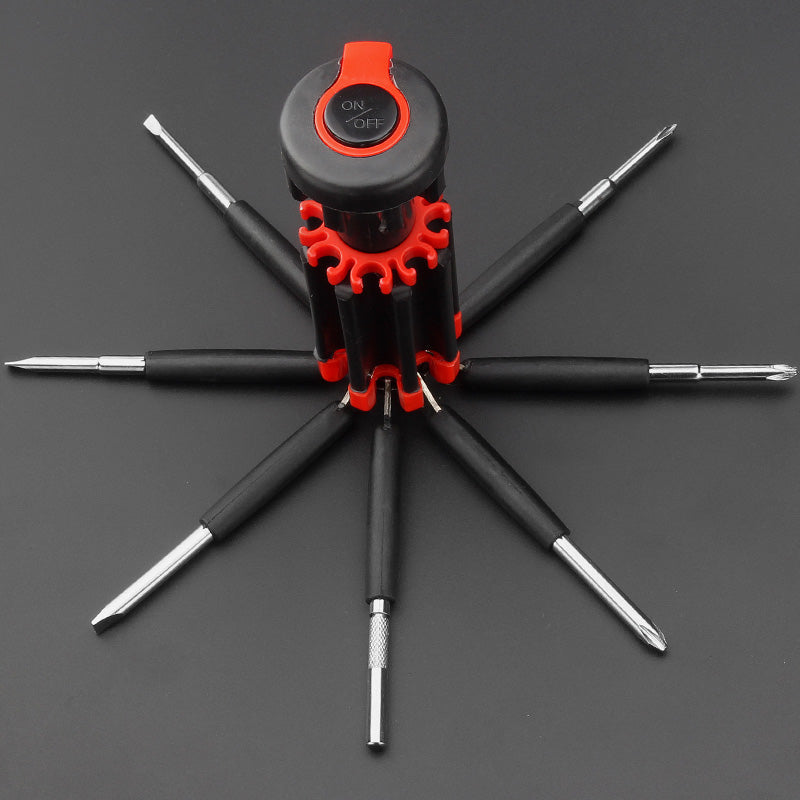 8-in-1-screwdriver with LED flashlight | Bowlift