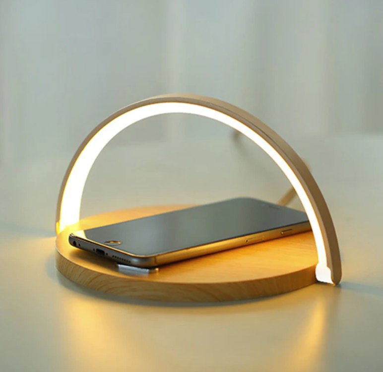Bowlight Design™ - Stylish 3-in-1 Night Light with Qi Charger Bowlift
