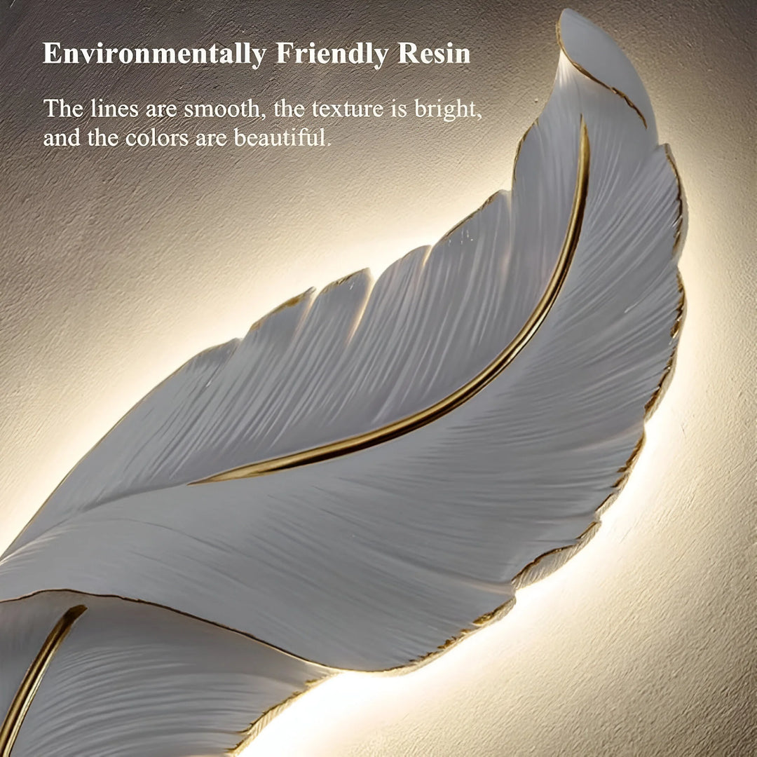 FeatherGlow – Dimmable Nordic LED Wall Light