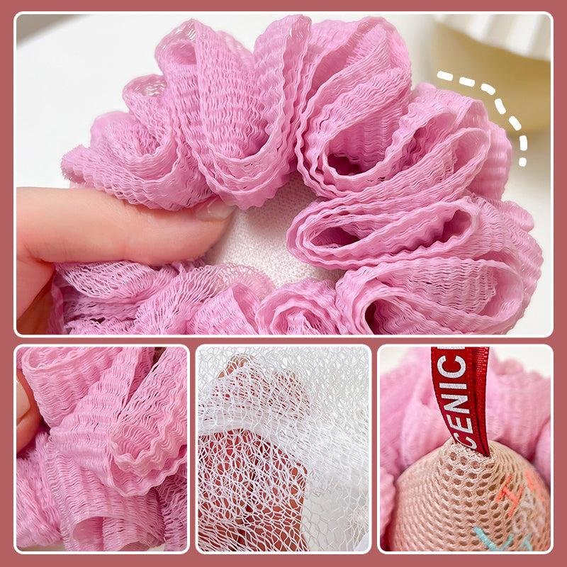 Bath Ball Cute Ice Cream Scrub Towel | Bowlift