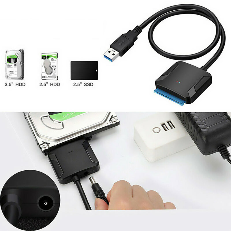 USB 3.0 to SATA III hard drive adapter | Bowlift