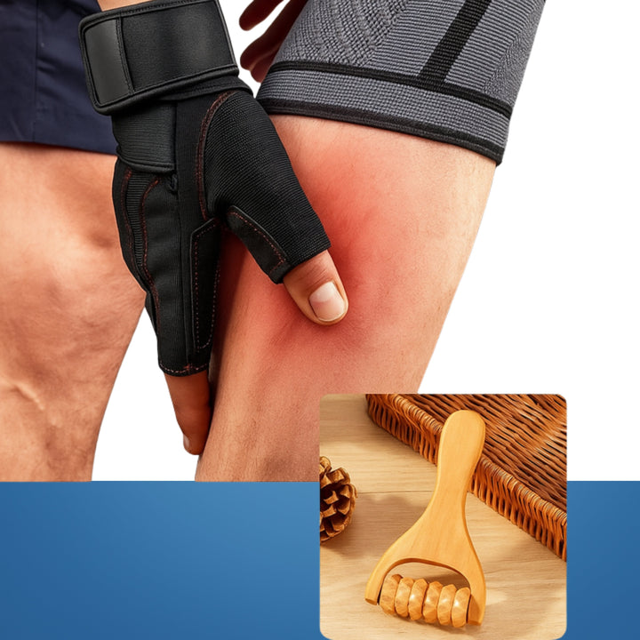 Deep Muscle Relief – Natural Wood Finish – Back Legs & Arms Bowlift