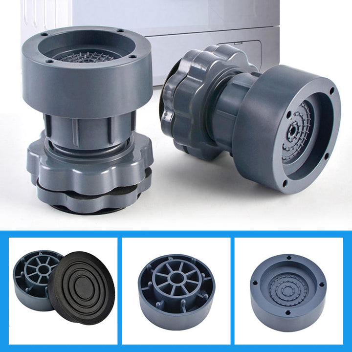 4 Piece Adjustable Height Washing Machine Support | Bowlift