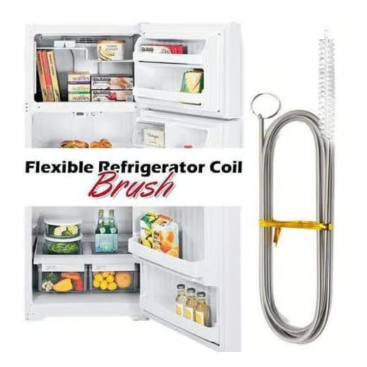 BowLift | Refrigerator Drain Cleaning Kit | Flexible Brush & Spray Tool | Stainless Steel & Nylon