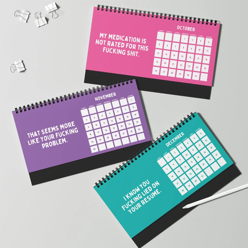 BowLift | Funny 2025 sarcastic calendar