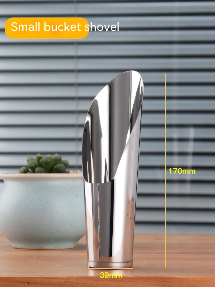 BowLift | Stainless Steel Scoop for Potting Soil – Robust Planting Scoop for Garden and Balcony
