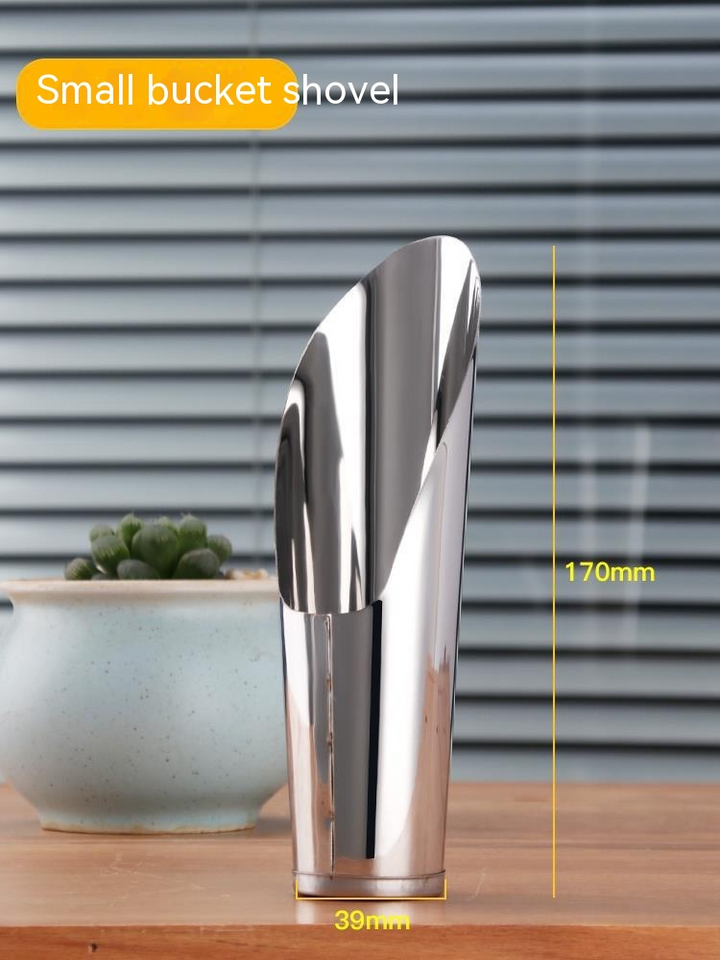 BowLift | Stainless Steel Scoop for Potting Soil – Robust Planting Scoop for Garden and Balcony