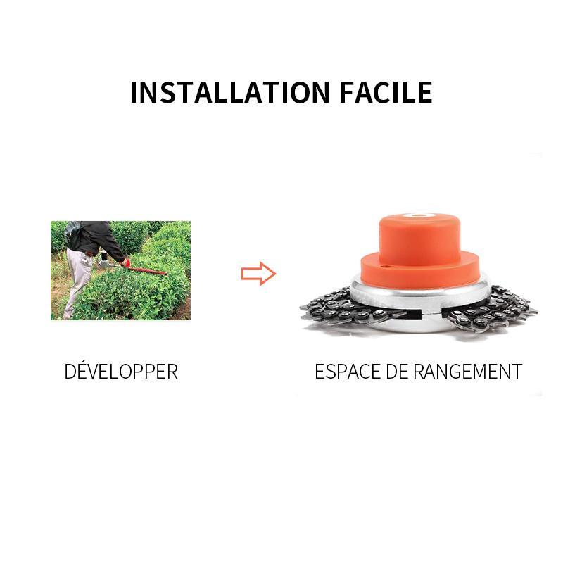 Ciaovie replacement head for chain grass | Bowlift