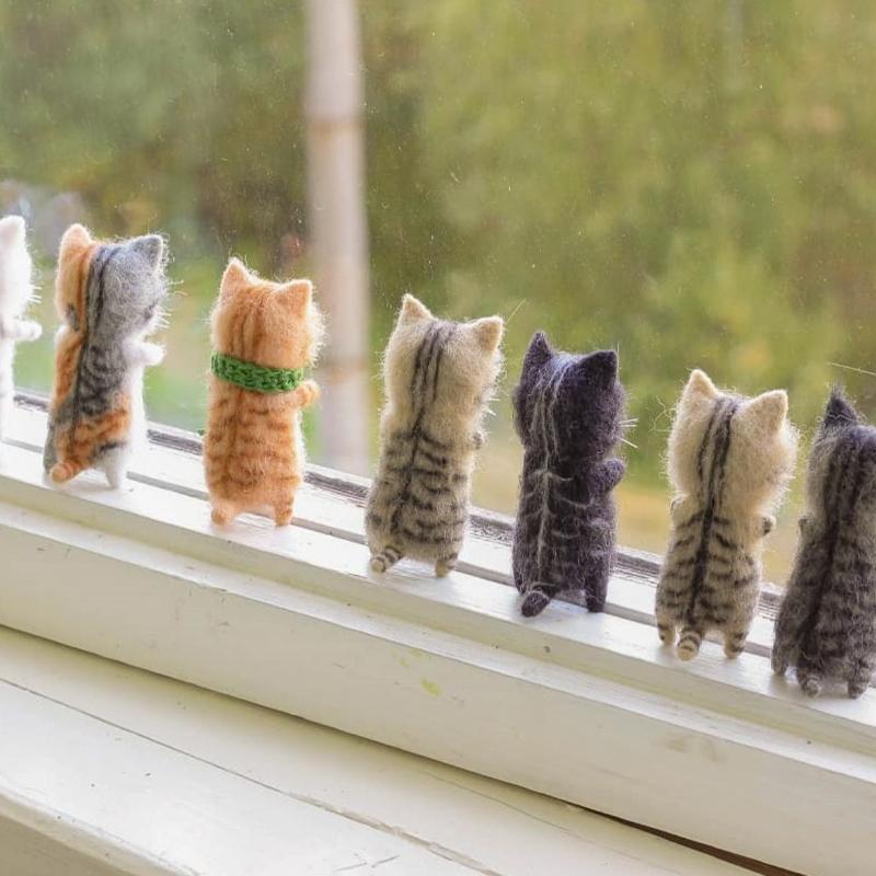 BowLift | DIY Cat Wool Felt Gift for Cat Lovers