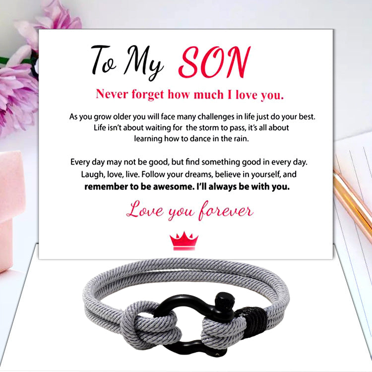 BowLift | TO MY DAUGHTER LOVE YOU FOREVER NAUTICAL Watch