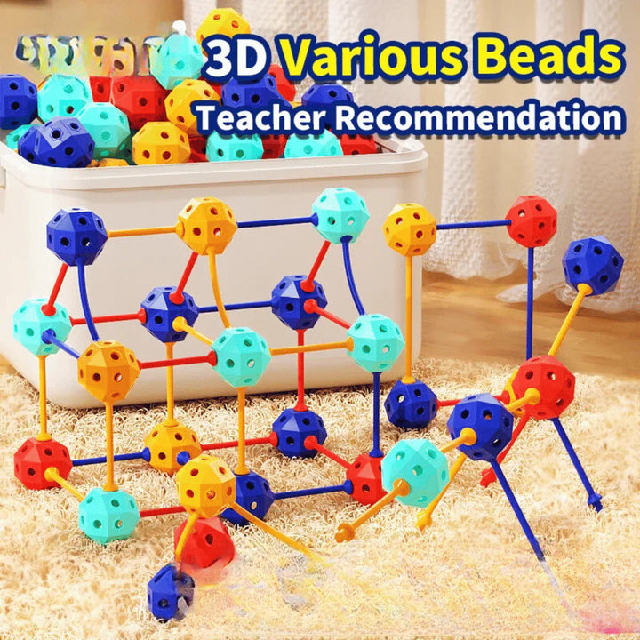 BowLift | Flexible PVC beads – Creative 3D building blocks for children to build and explore