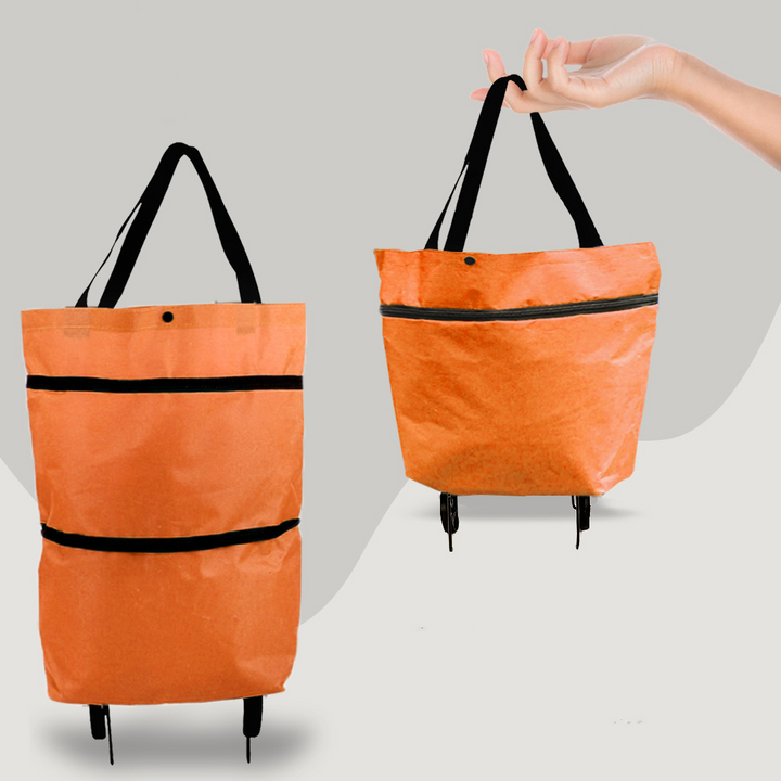 BowLift | 2-in-1 Foldable Shopping Bag with Wheels