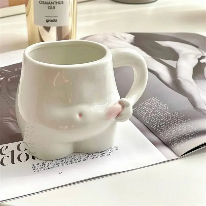 BowLift | Big Belly Fat Ceramic Coffee Mug