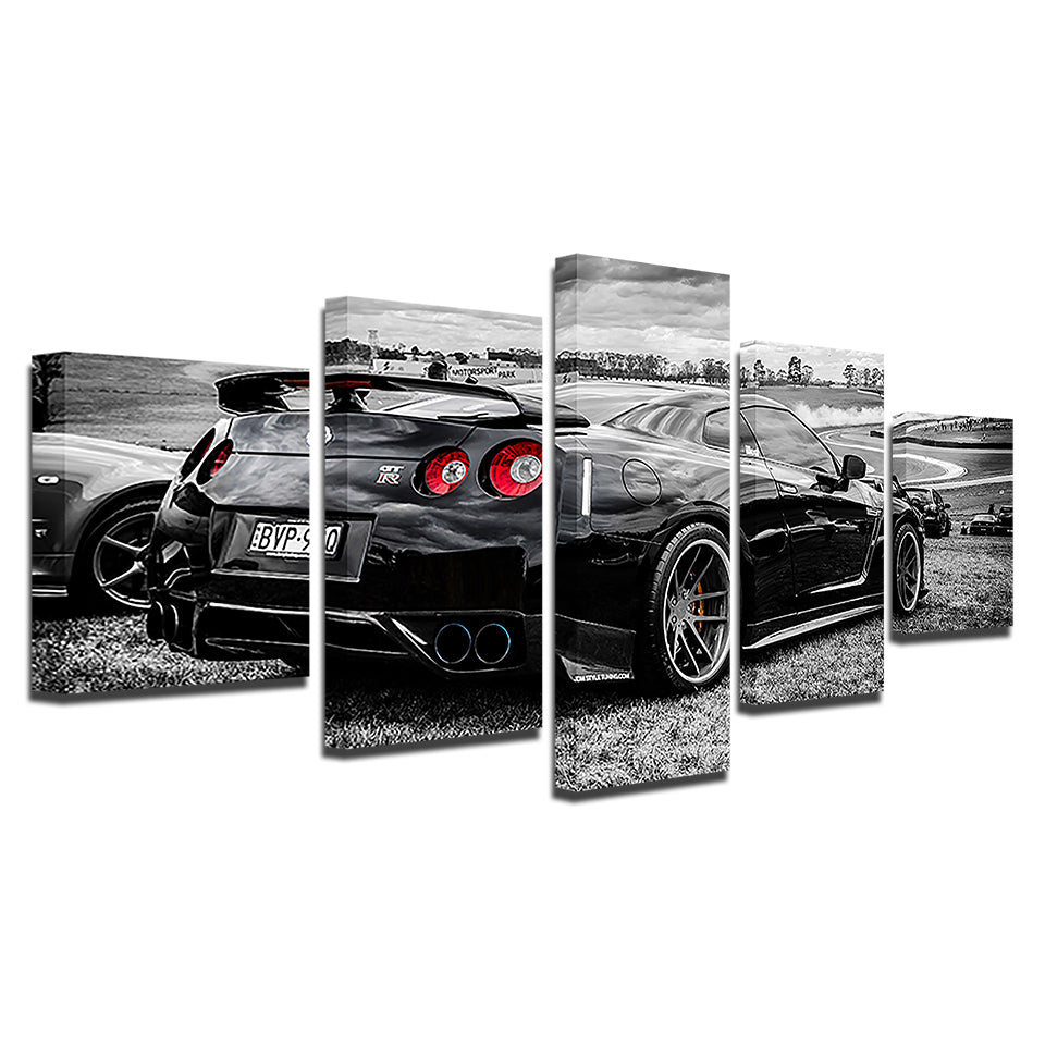 Luxury Car 5 Piece - Canvas Wall Art Painting | Bowlift
