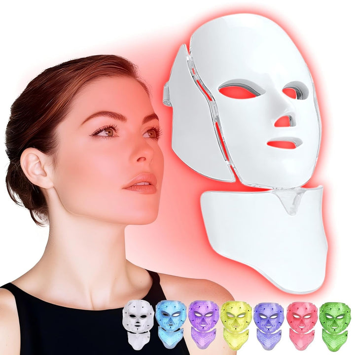 BowLift | LED Light Therapy Mask | 7-Color Skin Treatment | Wireless Rechargeable