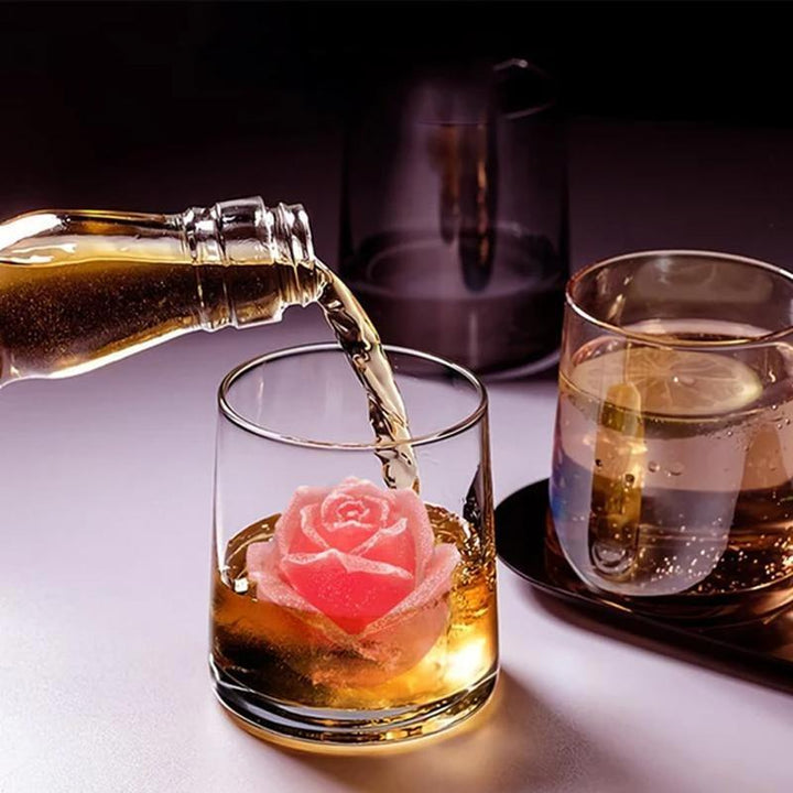 BowLift | 3D Silicone Rose Shape Ice Cube Mold