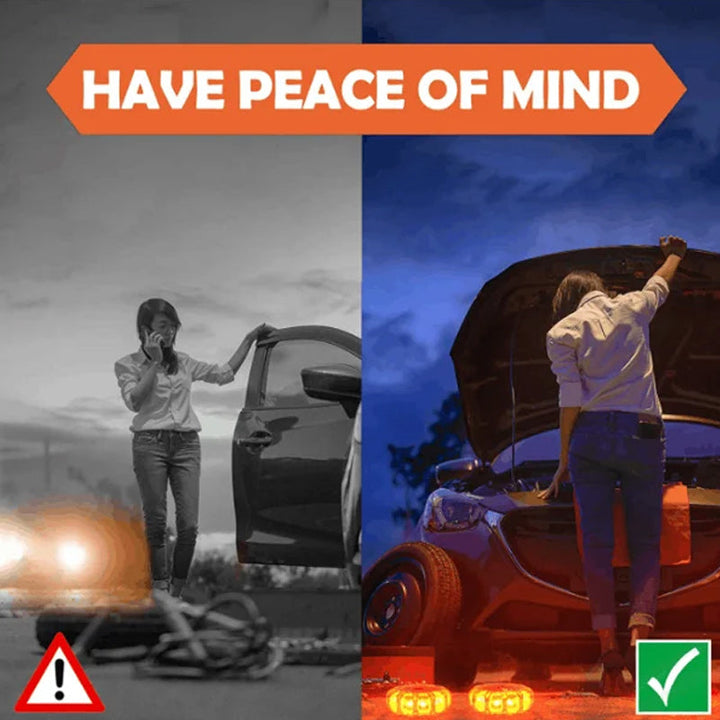 BowLift | Led Road Flares Flashing Warning Light