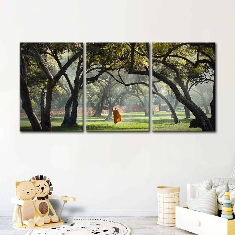 Walk The Earth 3 Piece - Canvas Wall Art Painting | Bowlift