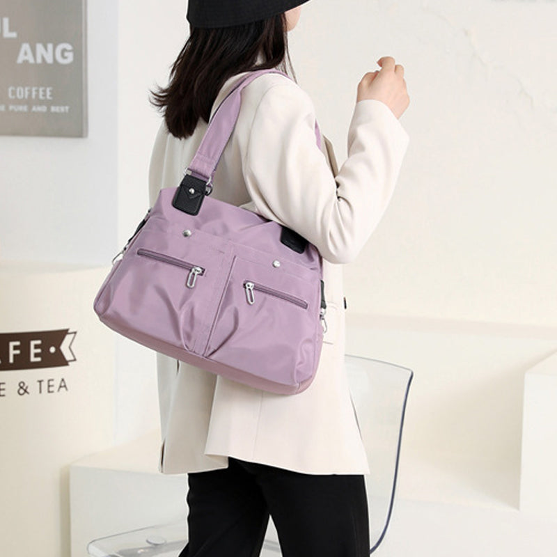Waterproof Simple Nylon Handbag | Bowlift
