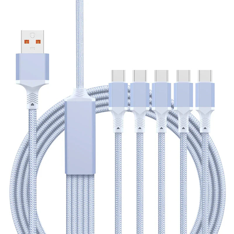 BowLift | 100W Fast-Charge 5-in-1 Data Cable- Power Up