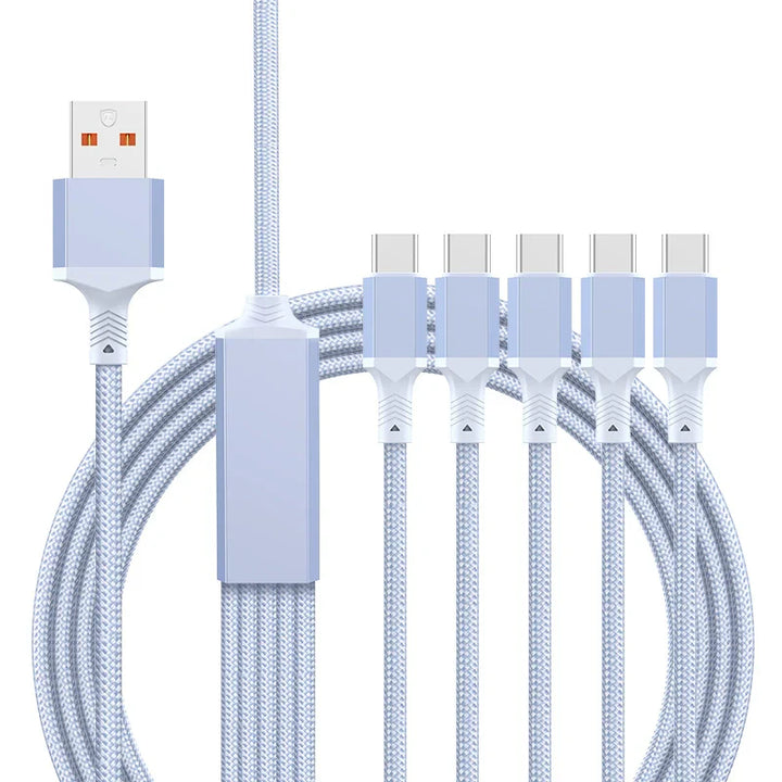 BowLift | 100W Fast-Charge 5-in-1 Data Cable- Power Up