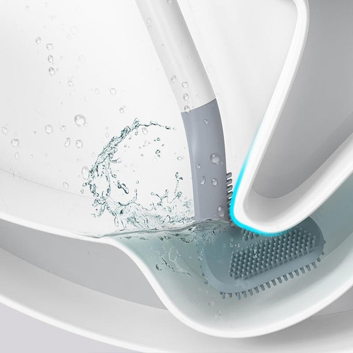 Long Handle Flexible Silicone Golf Toilet Brush | Bowlift
