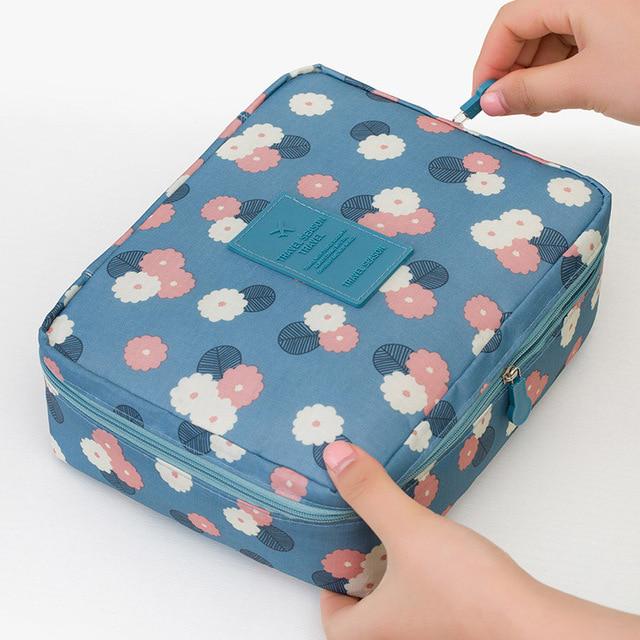 Multifunction Women Makeup Cosmetic Travel Pouch Bowlift