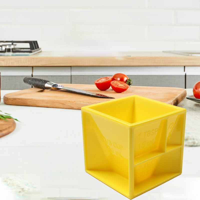 Kitchen cube integrated measuring device | Bowlift