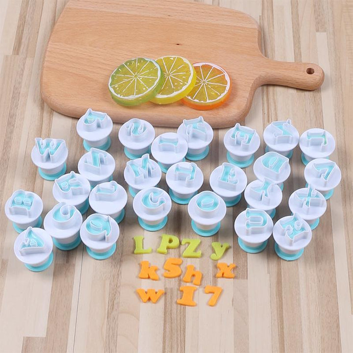 Alphabet Fondant Plunger Cutter | Bowlift