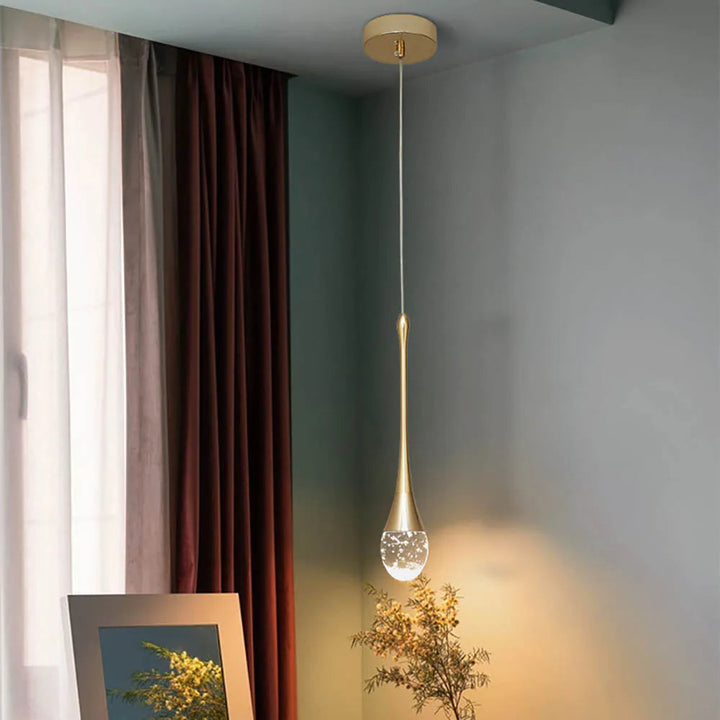 BowLift | Glass Pendant Lamp with Warm Light Glow - Vetra