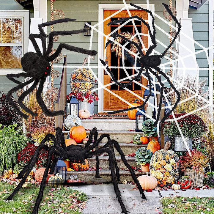 BowLift | Halloween Spider Decorations, stretchable spider web