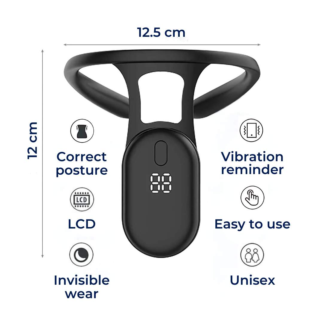 BowLift | Posture Corrector for Neck and Back Support | Real-Time Feedback for Spine Alignment and Improved Posture