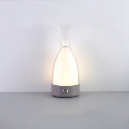 BowLift | Wine Bottle Desk Lamp with Bluetooth Speaker – Rechargeable Modern Bedside Night Light