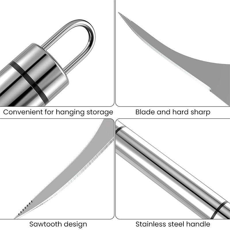 Stainless Steel Shrimp Whisker Peeler Tool | Bowlift