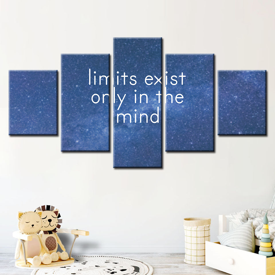 Only In The Mind 5 Piece - Canvas Wall Art Painting | Bowlift