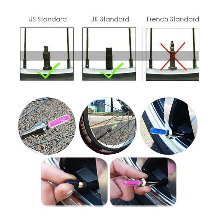 Premium LED Valve Caps for Wheels (2 pcs) | Bowlift
