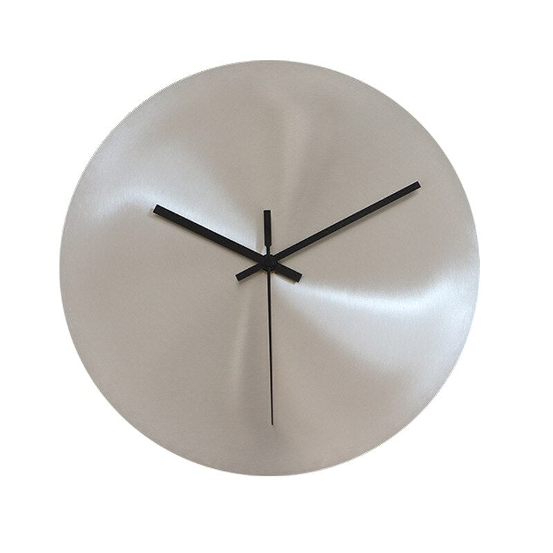 BowLift | SteelTime - Sleek Stainless Steel Wall Clock