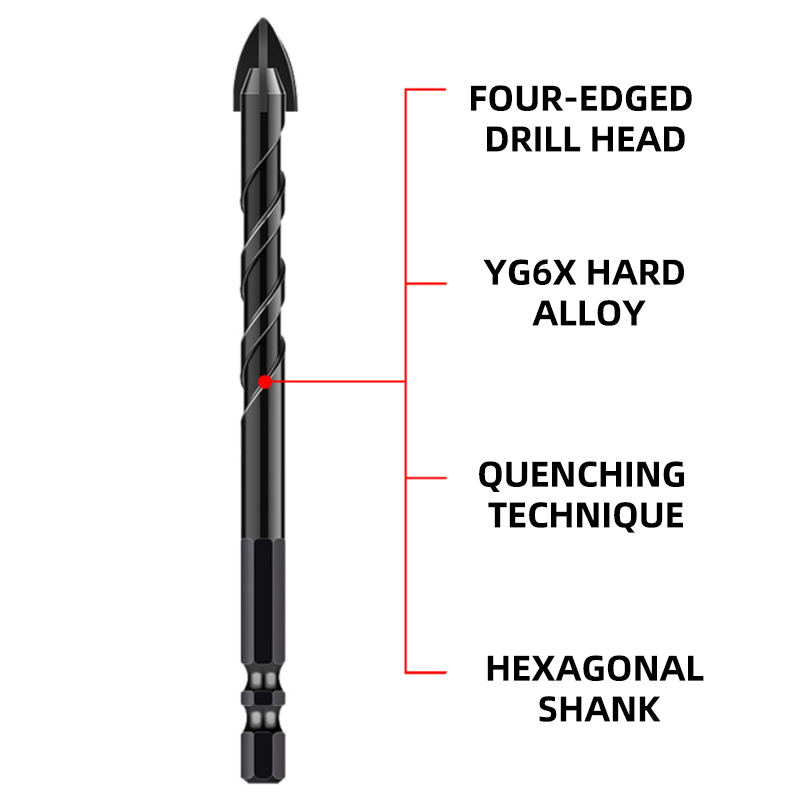 BowLift | Hexagonal Shaft Triangle Drill Set