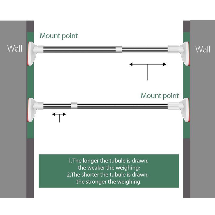 BowLift | Clothing Hanger Telescopic Rod(Retractable to 19.7-31.5in)