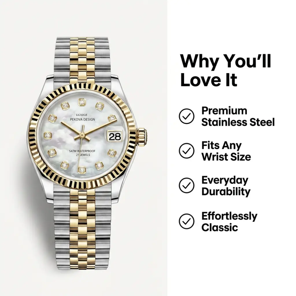 BowLift | Stainless Steel Wristwatch | Classic Design