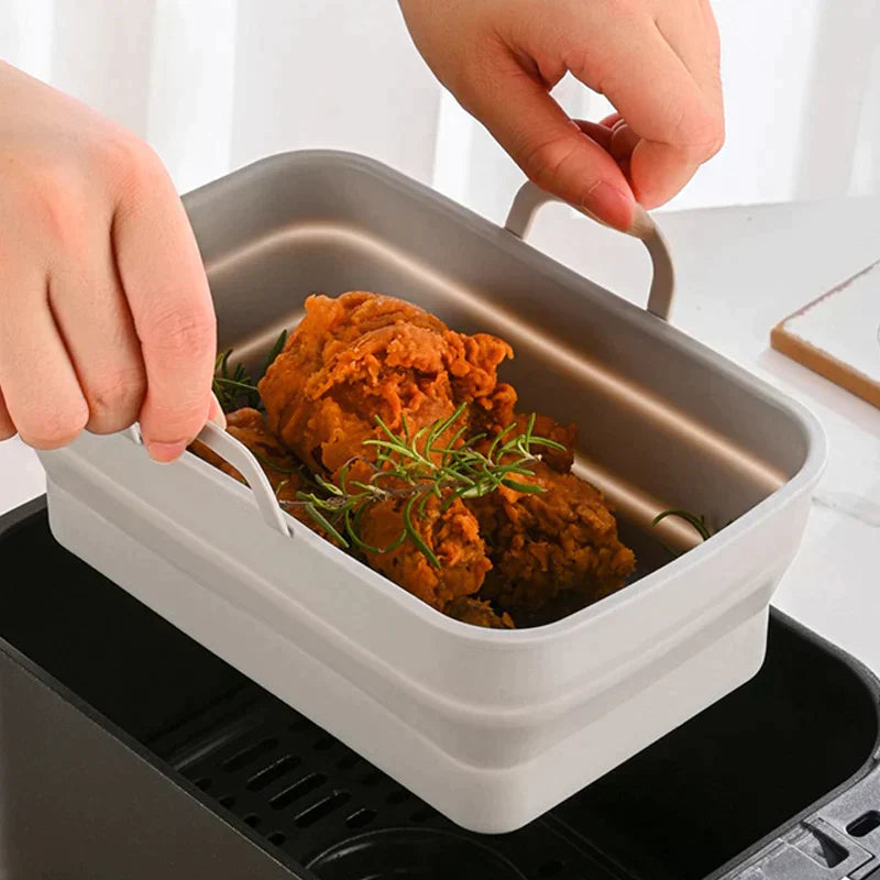 Foldable Air Fryer Silicone Baking Tray | Bowlift