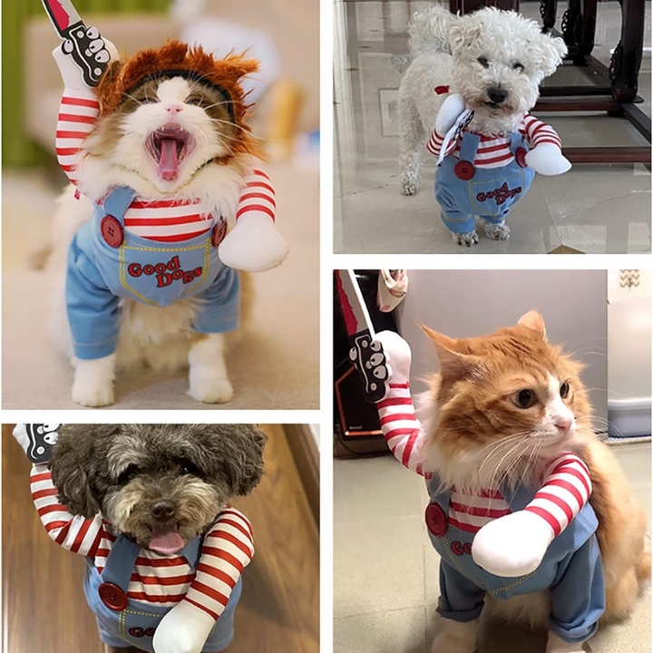 Chucky Pet Halloween Costume – Enhance Your Pet’s Playful Personality Bowlift