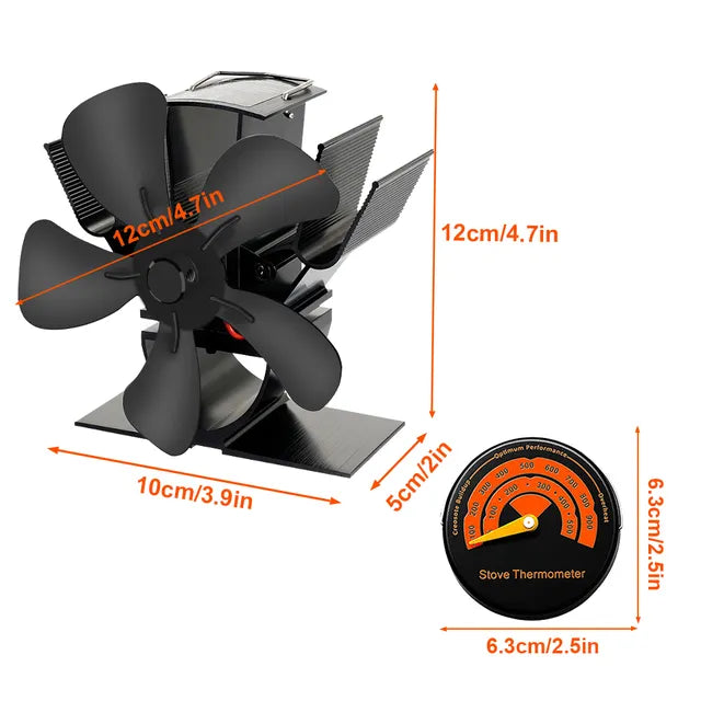 BowLift | Best Wood Burner Stove Fan for Log Burning Fire Stove
