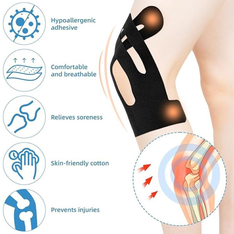 BowLift | Knee meniscus protection belt (4 pieces)